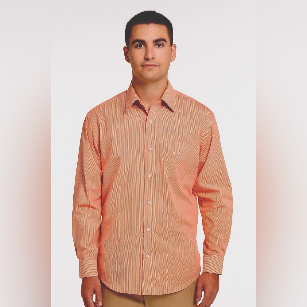 Ralph Lauren Orange/White Button Down